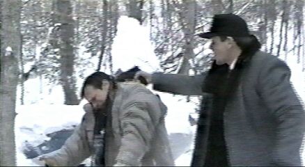 Bill Paxton with Gary Cole in A Simple Plan