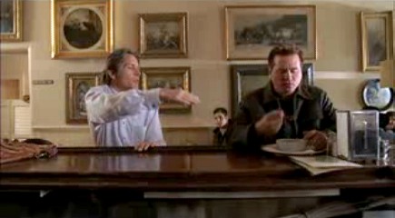 Gary Cole greets Val Kilmer in Conspiracy