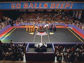 Gary Cole views the action in Dodgeball