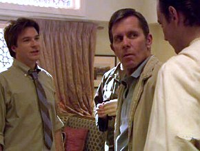 Jason Bateman and Gary Cole in Arrested Development