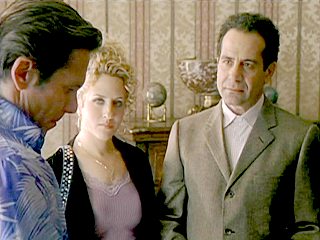 Gary Cole with Bitty Schram and Tony Shalhoub in Monk