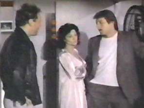 Gary Cole and Caitlin Clarke in Moonlighting