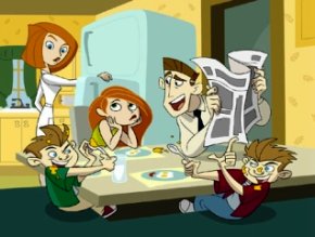 Gary and the Possible family in Kim Possible
