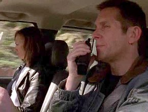 Rashida Jones with Gary Cole in Wanted