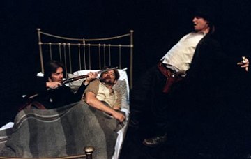Gary Cole with Brian Vander Ark and Shawn Hatosy in The Collected Works of Billy the Kid
