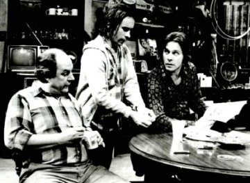 Larry Brandenburg and Kevin Hurley with Gary Cole in American Buffalo